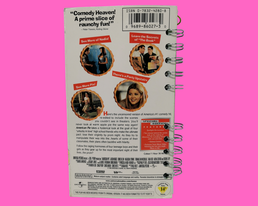 Cahier de film American Pie VHS