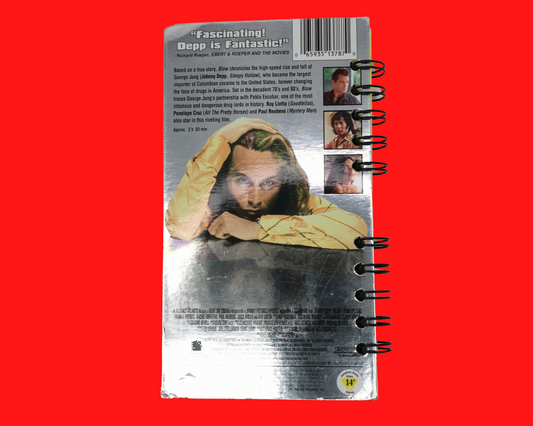 Cahier de film VHS recyclé