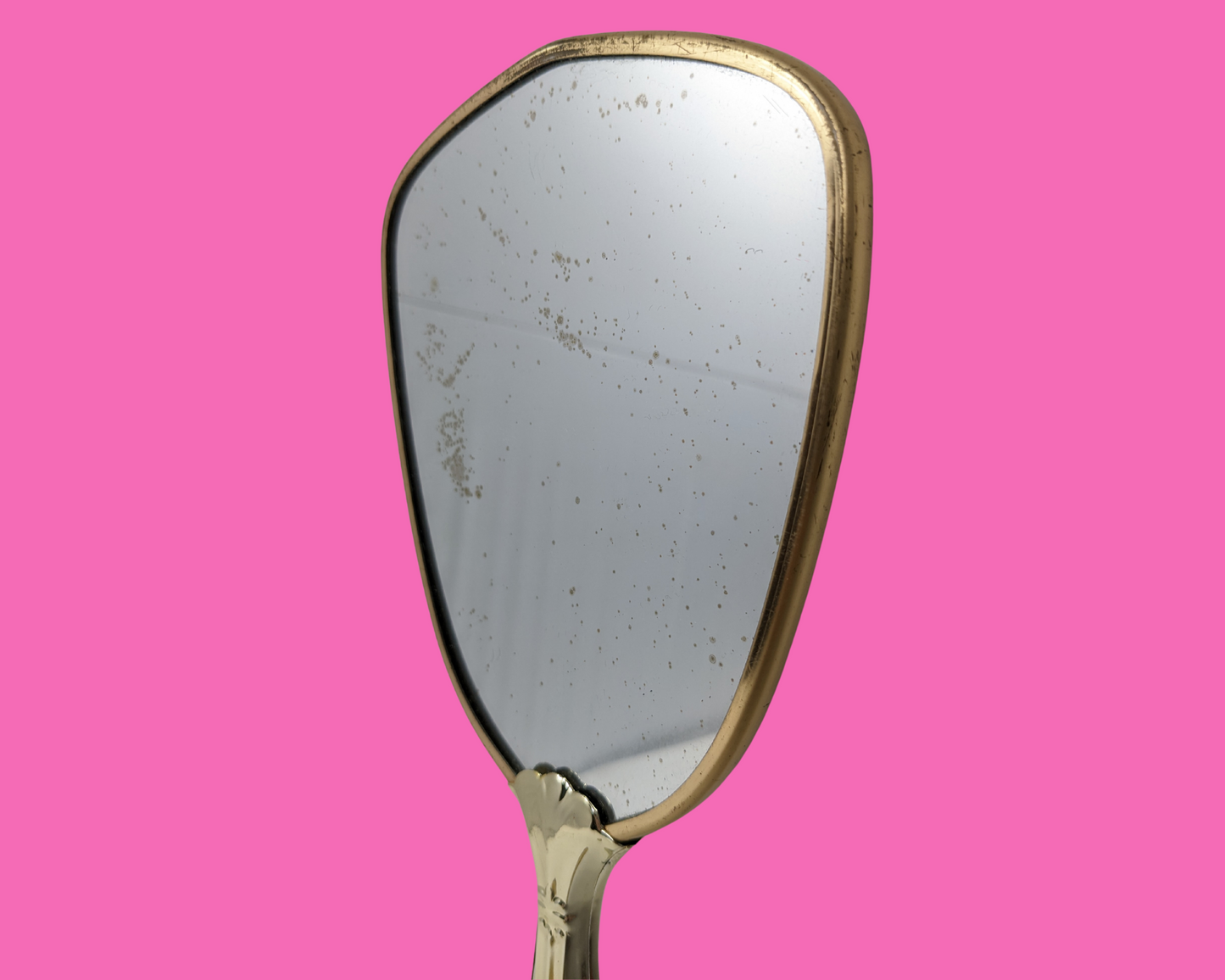 Vintage 1960's Set of Hairbrush and Hand Mirror