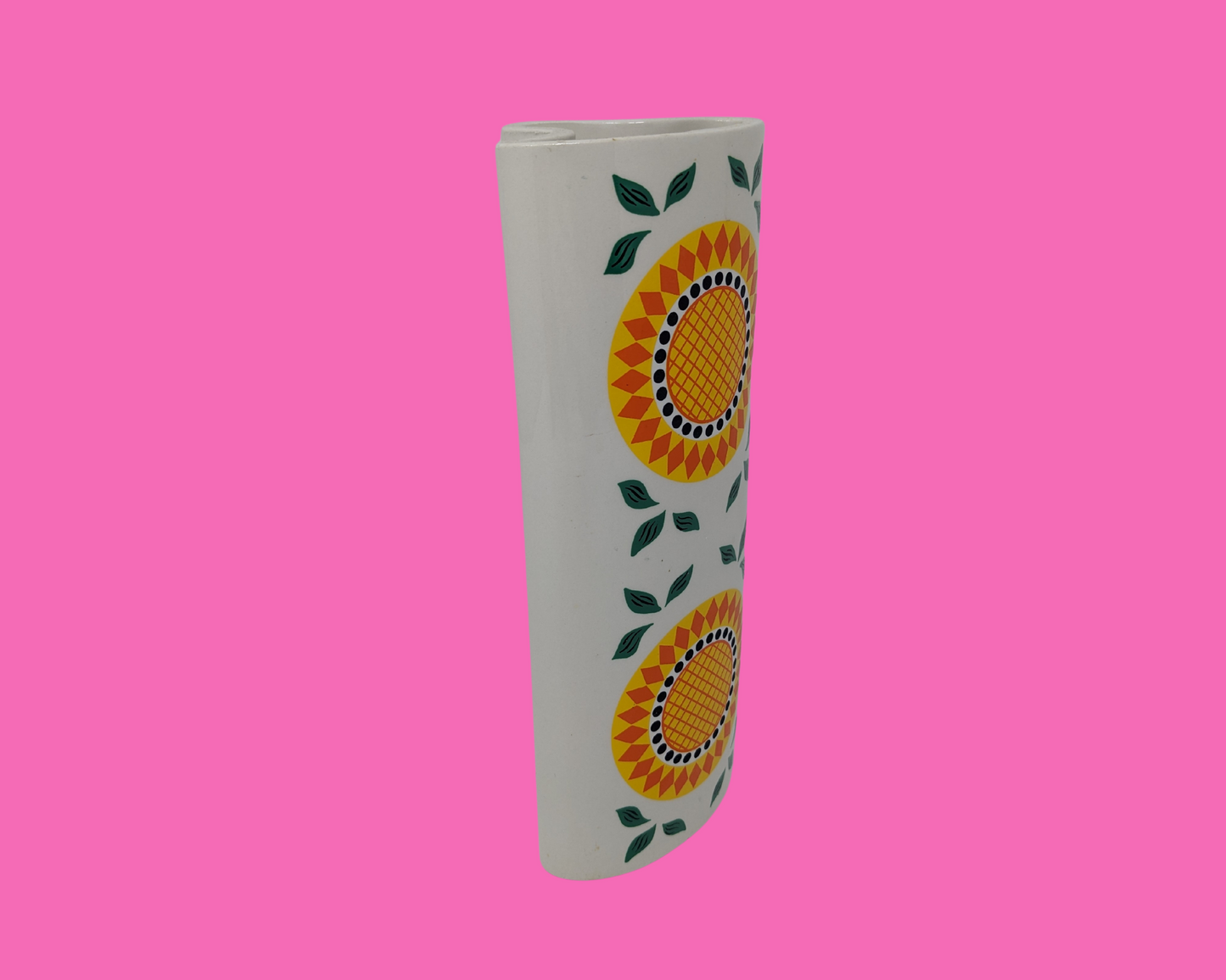 Vintage 1970's Groovy Flower Vase
