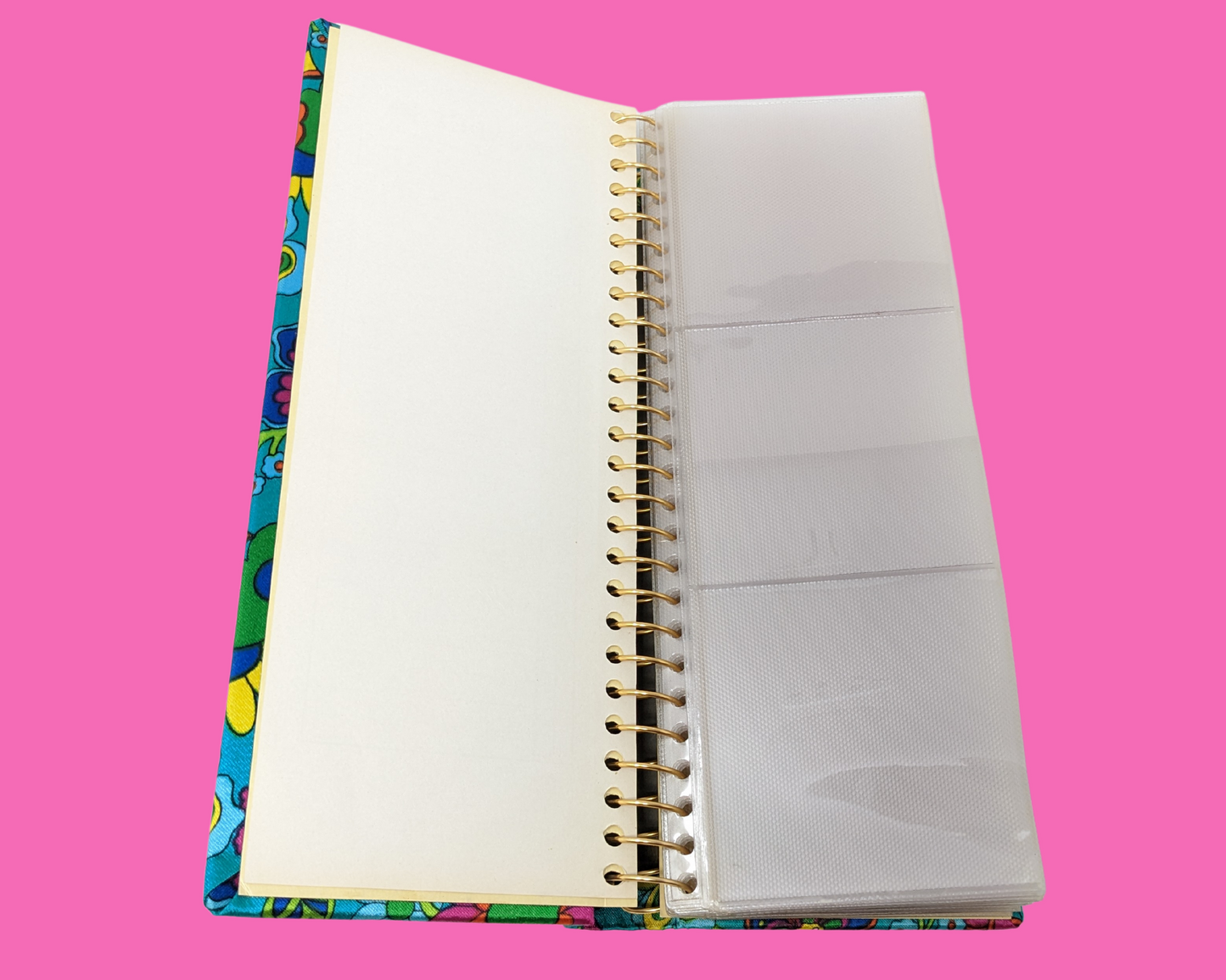 Vintage 1960's Groovy, Colourful, Floral Polaroid Photo Album