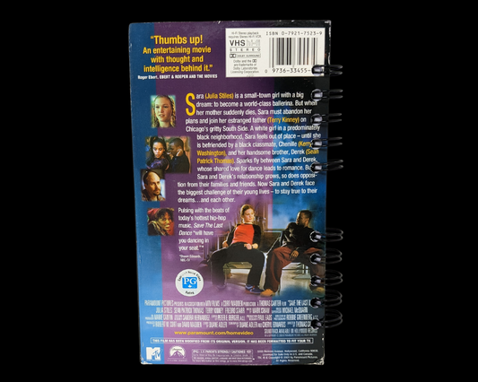 Save The Last Dance VHS Movie Notebook