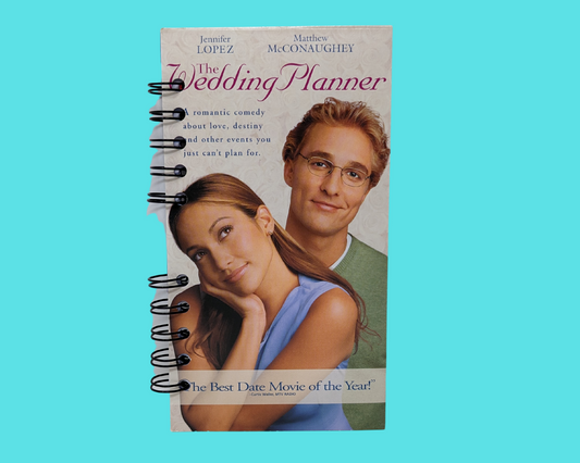 Carnet de notes VHS du film The Wedding Planner