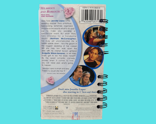 Carnet de notes VHS du film The Wedding Planner
