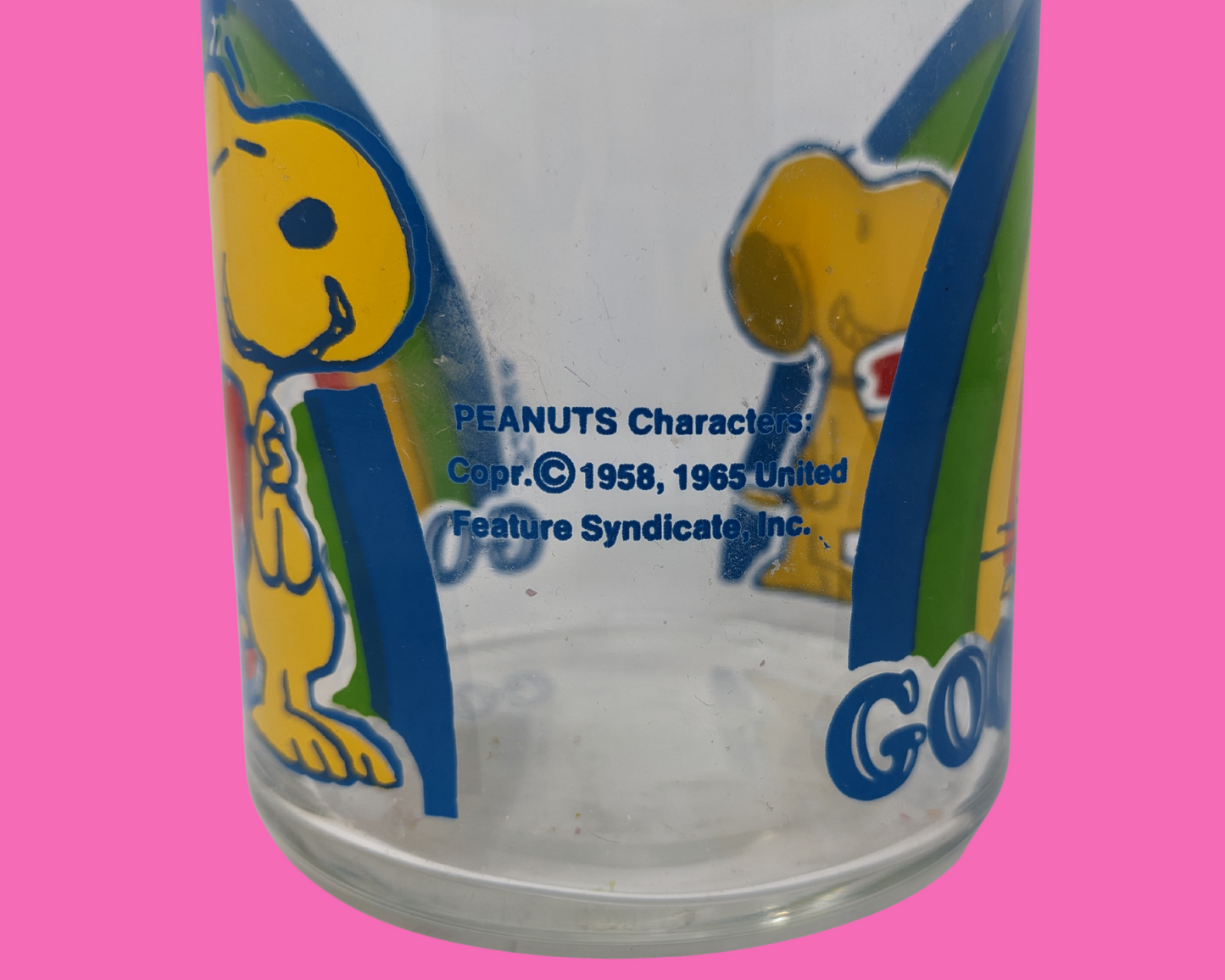 Charlie Brown, bocal à bonbons Snoopy vintage des années 1980