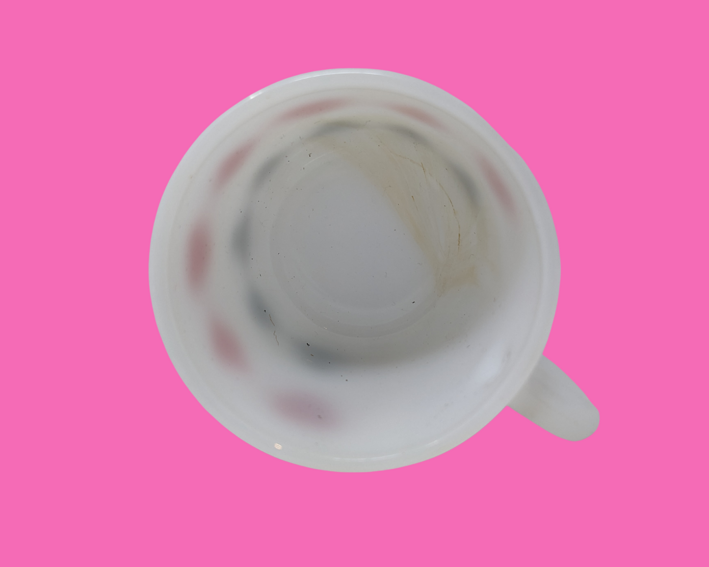 Petite tasse de jeu de cartes vintage des années 1960