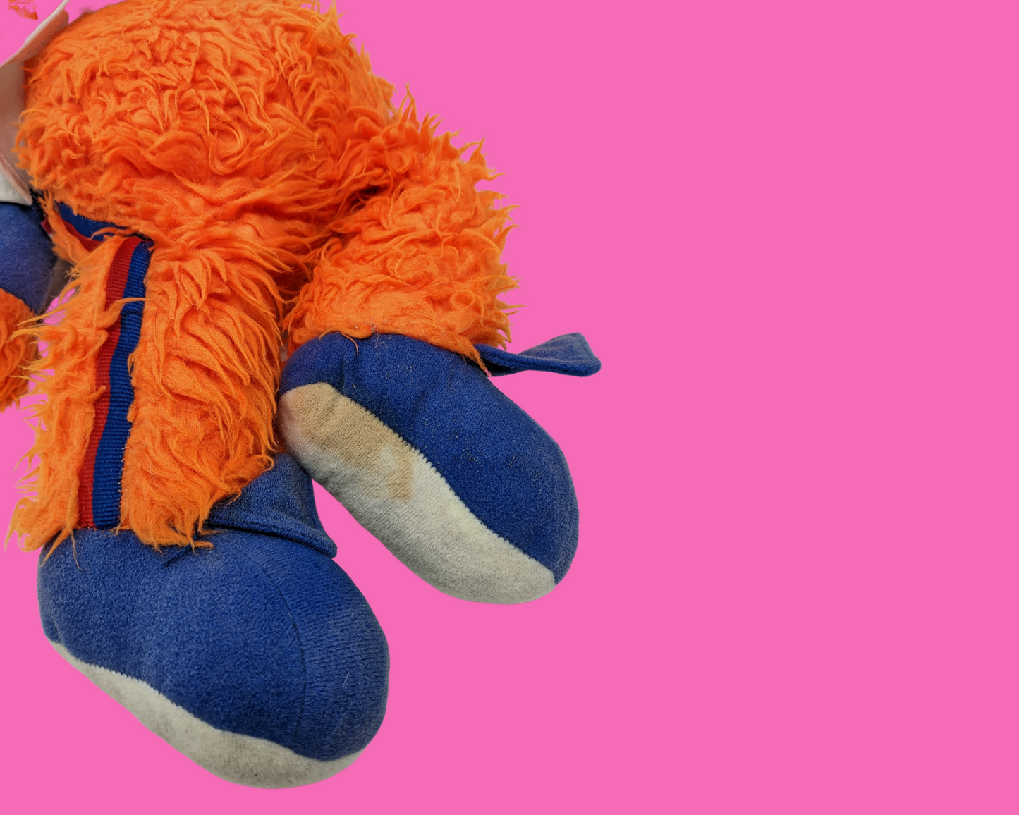 Jouet en peluche de la mascotte de l'expo de Montréal Baseball Youppi des années 1970