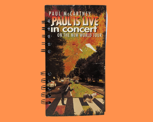 Paul McCartney, Paul Is Live In Concert VHS Movie Notebook