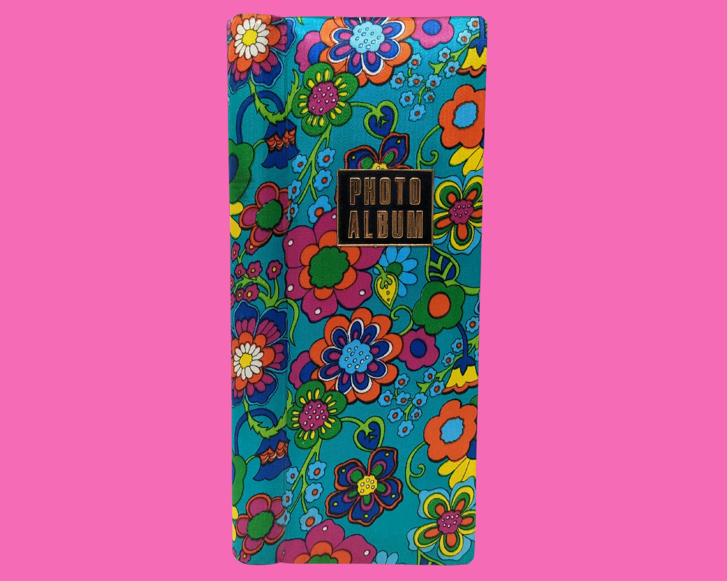 Vintage 1960's Groovy, Colourful, Floral Polaroid Photo Album