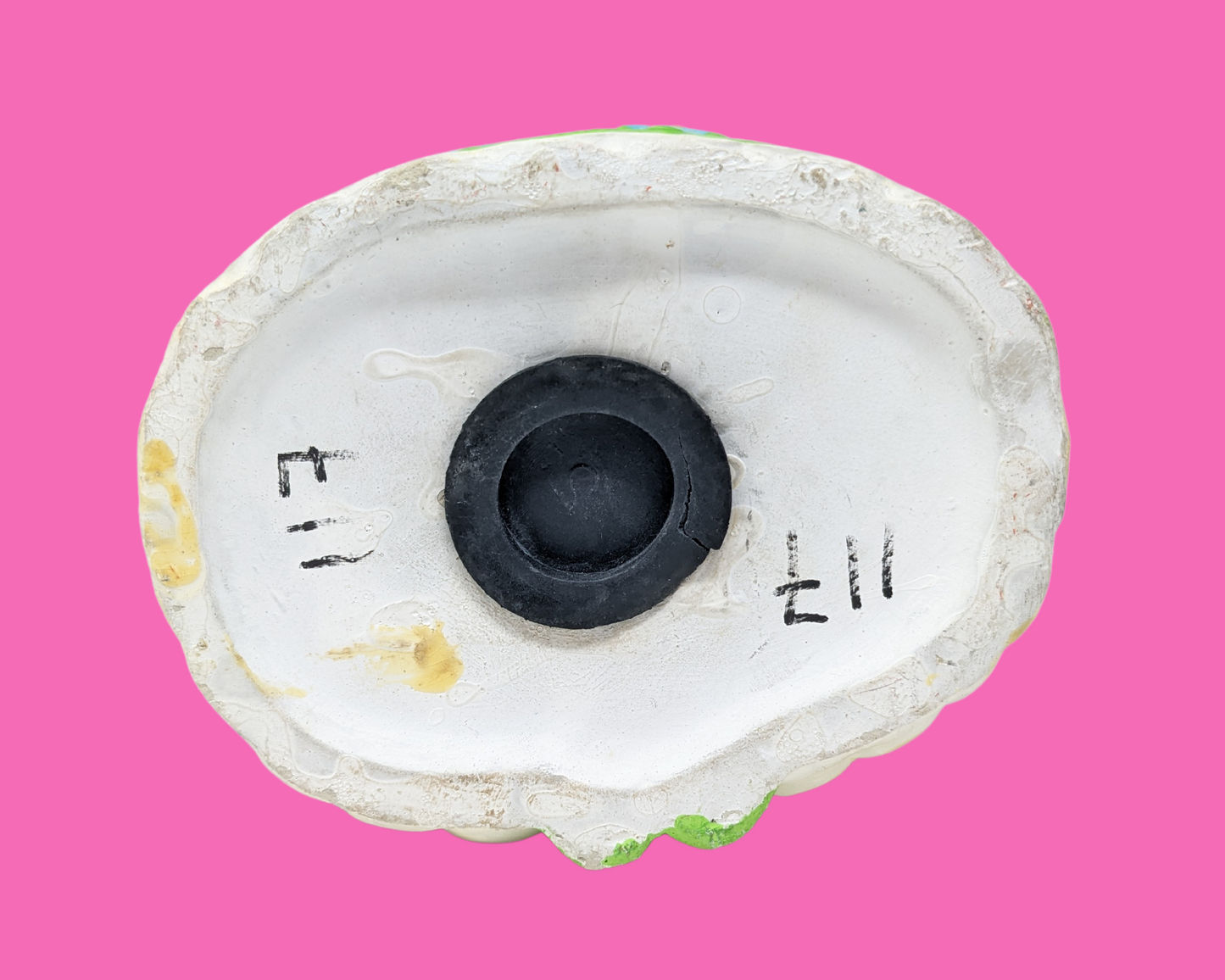 Vintage 1960's Big Eyed Little Girl Ceramic Piggy Bank, Made in Japan