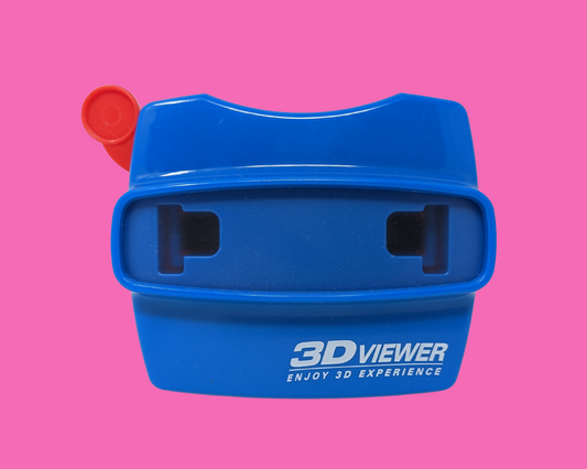 Vintage 1990's 3D Viewer, Blue View Master