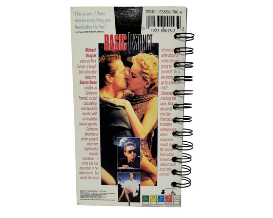 Cahier de film VHS Basic Instinct