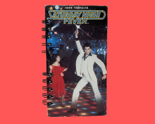 Saturday Night Fever VHS Movie Notebook