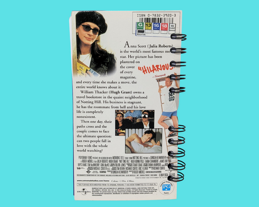 Notting Hill VHS Movie Notebook