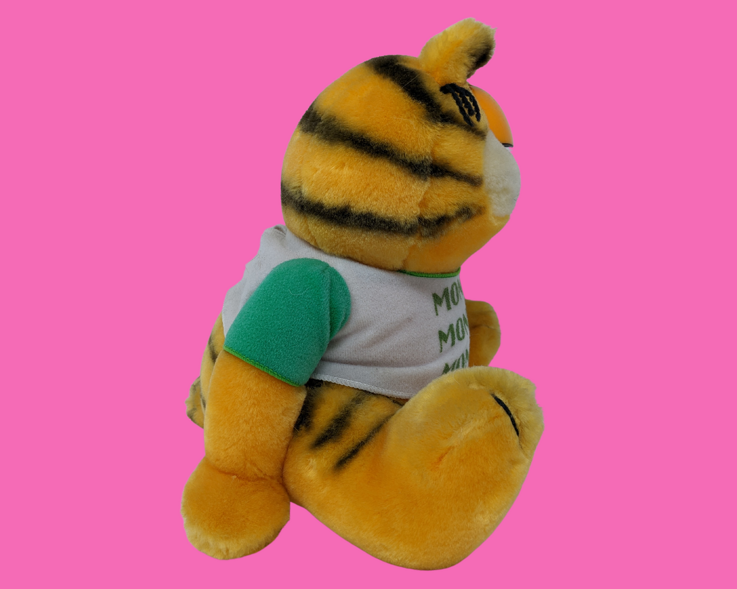 Vintage 1980's Garfield Plush Piggy Bank