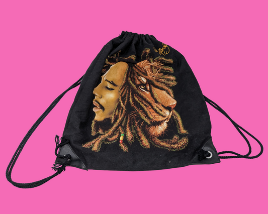 Retro Bob Marley Black Bag