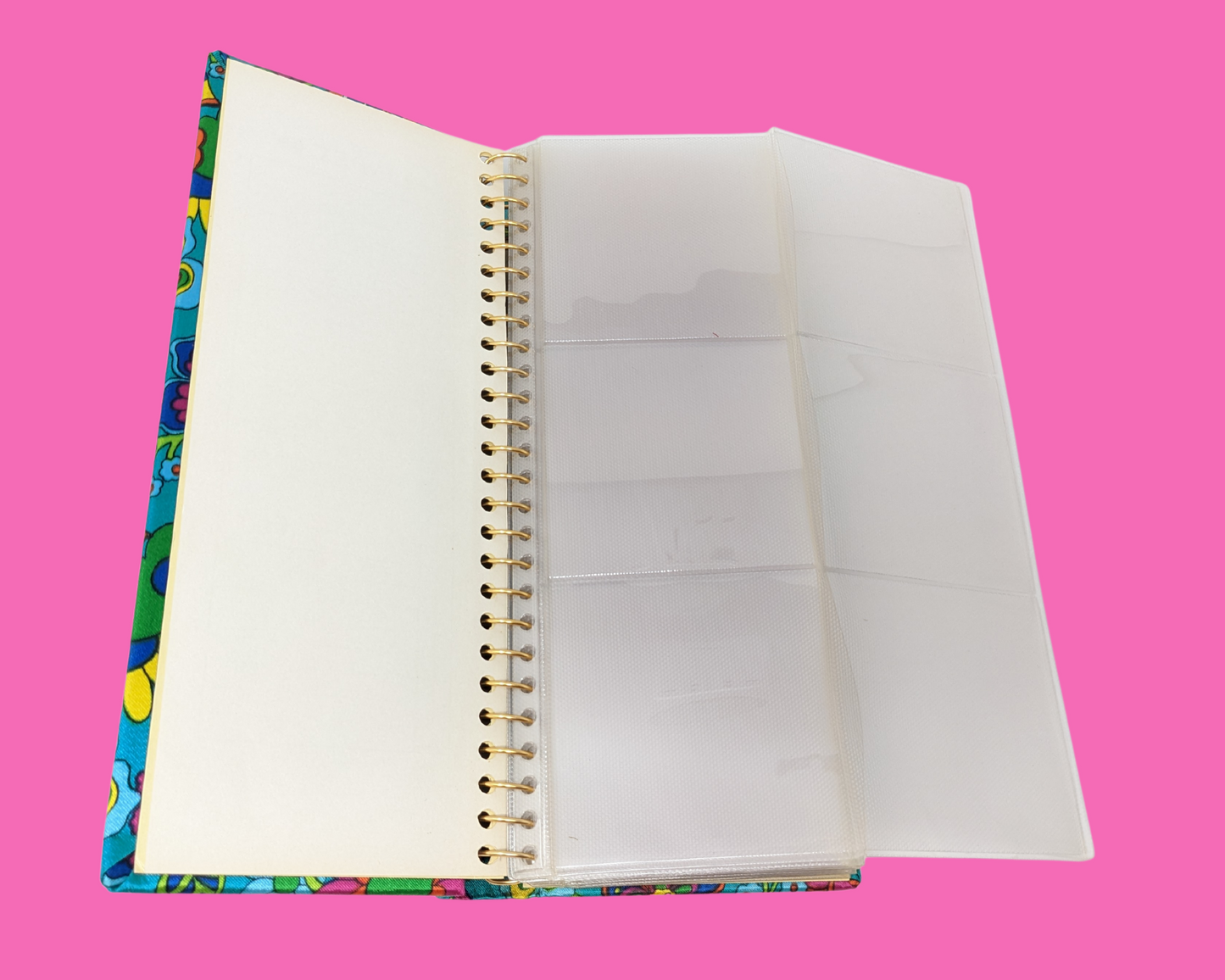 Vintage 1960's Groovy, Colourful, Floral Polaroid Photo Album