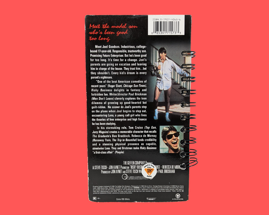 Cahier de film VHS Risky Business
