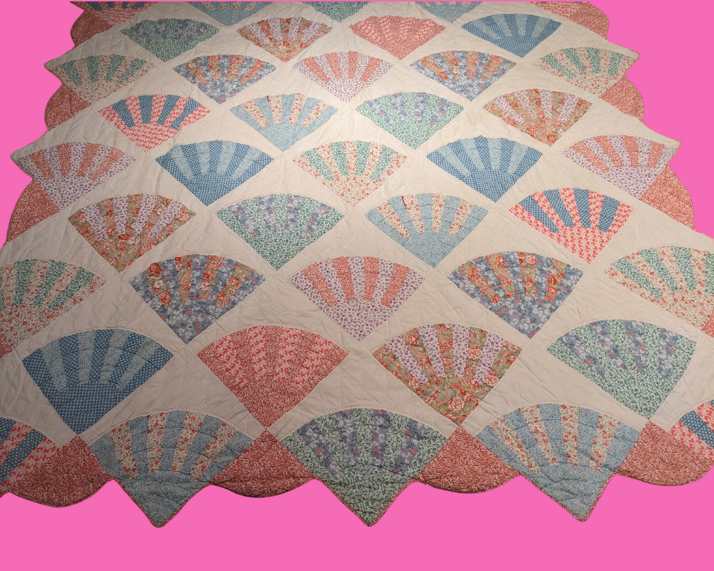 Couverture de couette exquise vintage des années 1960
