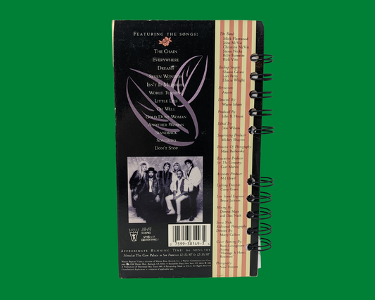 Fleetwood Mac Tango in the Night VHS Movie Notebook
