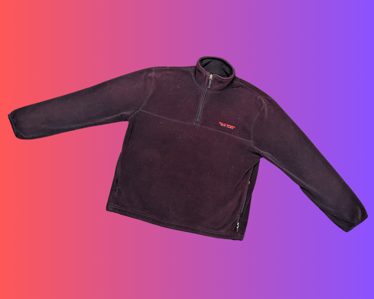 Vintage 1990's Black Ralph Lauren Fleece Size L