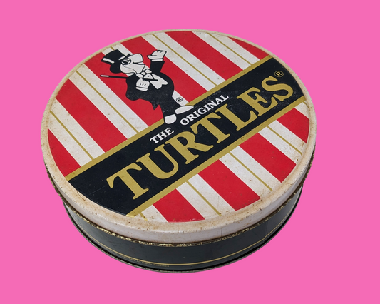 Boîte de chocolats Tortues vintage des années 1990