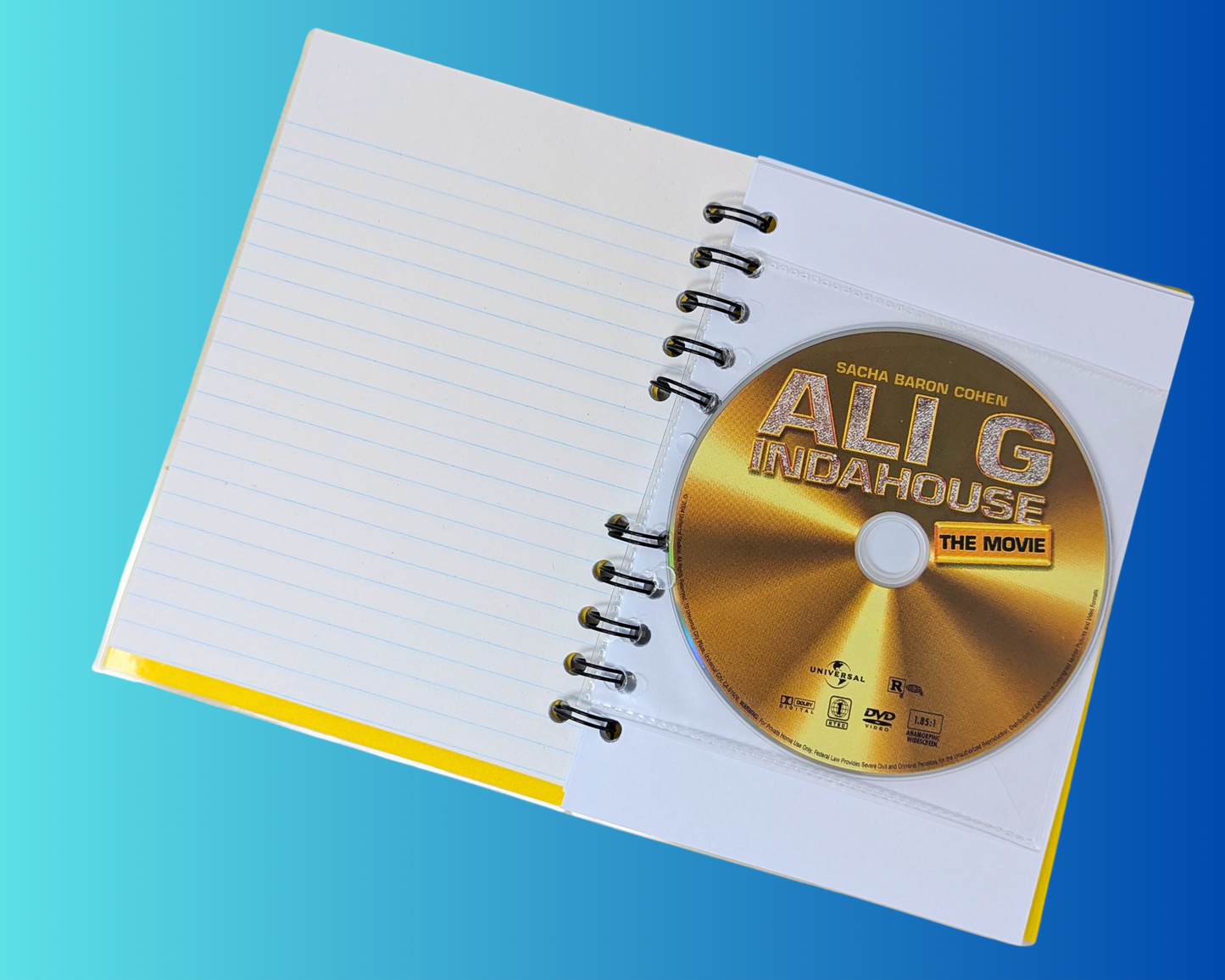 Ali G INDAHOUSE The Movie DVD Movie Notebook