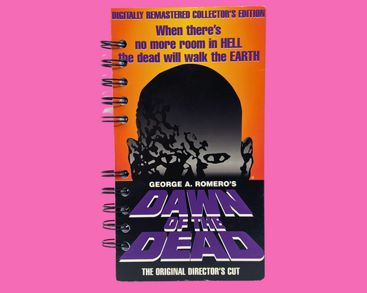 Dawn of the Dead VHS Movie Notebook
