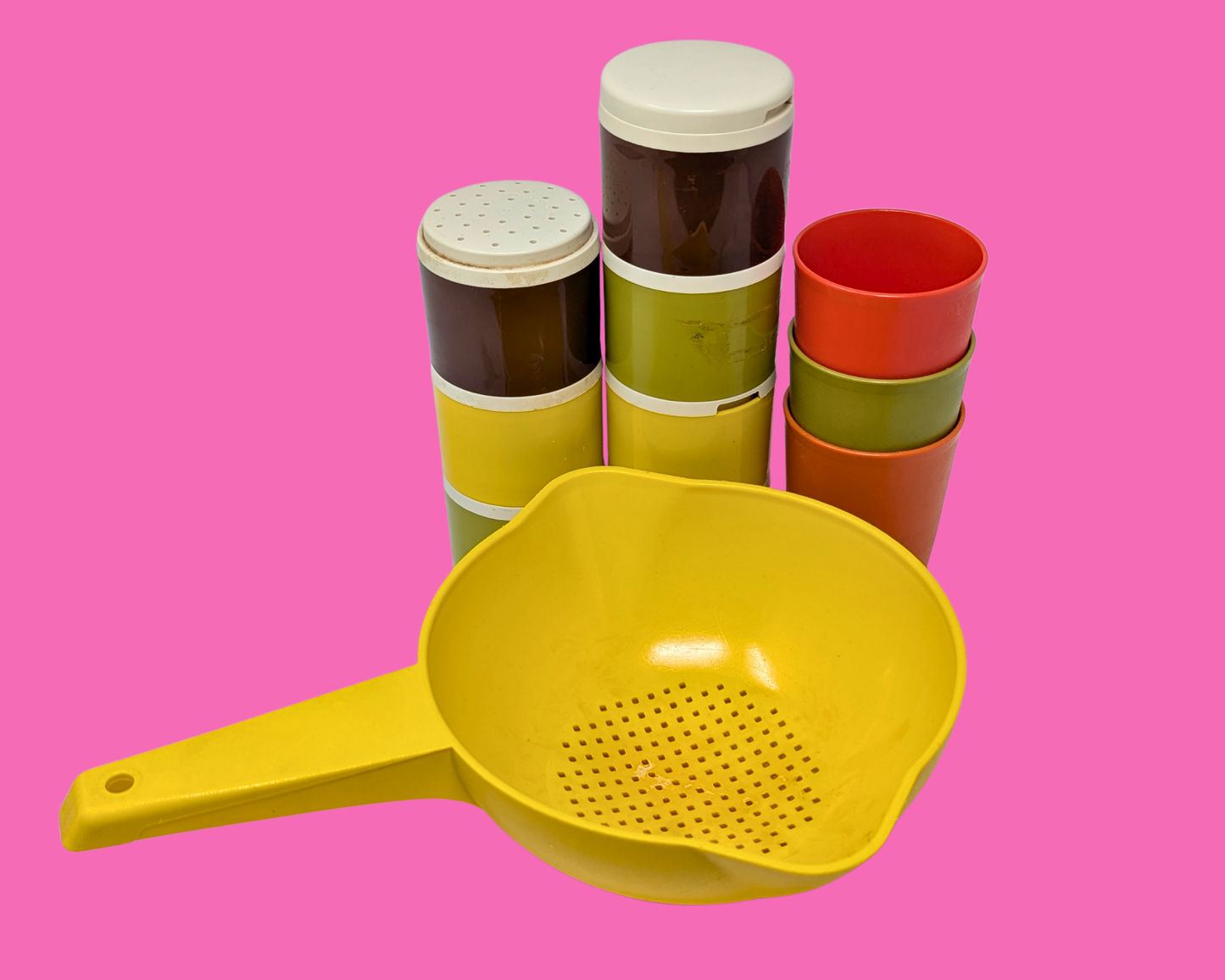 Vintage 1980's Set of Tupperware Kitchen Accessories, Sold Together