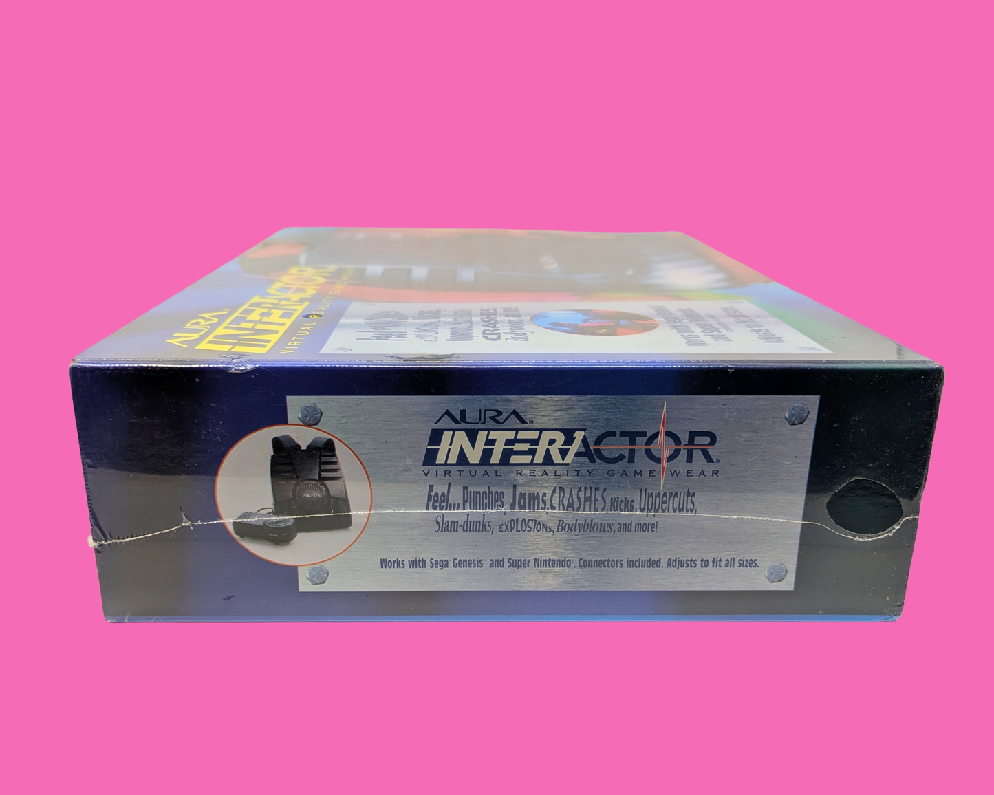 Vintage 1990's Aura Interactor Virtual Reality Game Wear, Sealed, Brand New