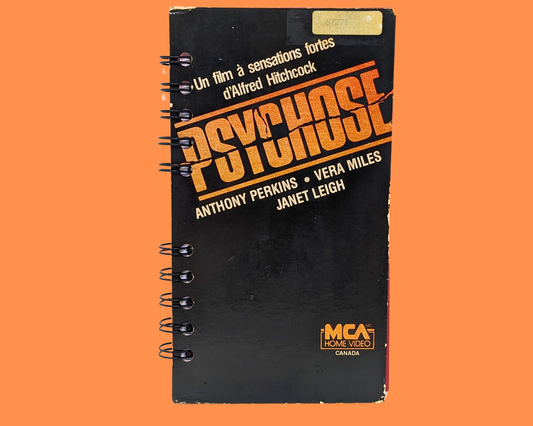 Cahier de film Psycho VHS