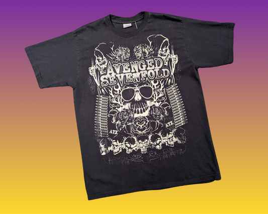 Black, Avenged Sevenfold T-Shirt Size L