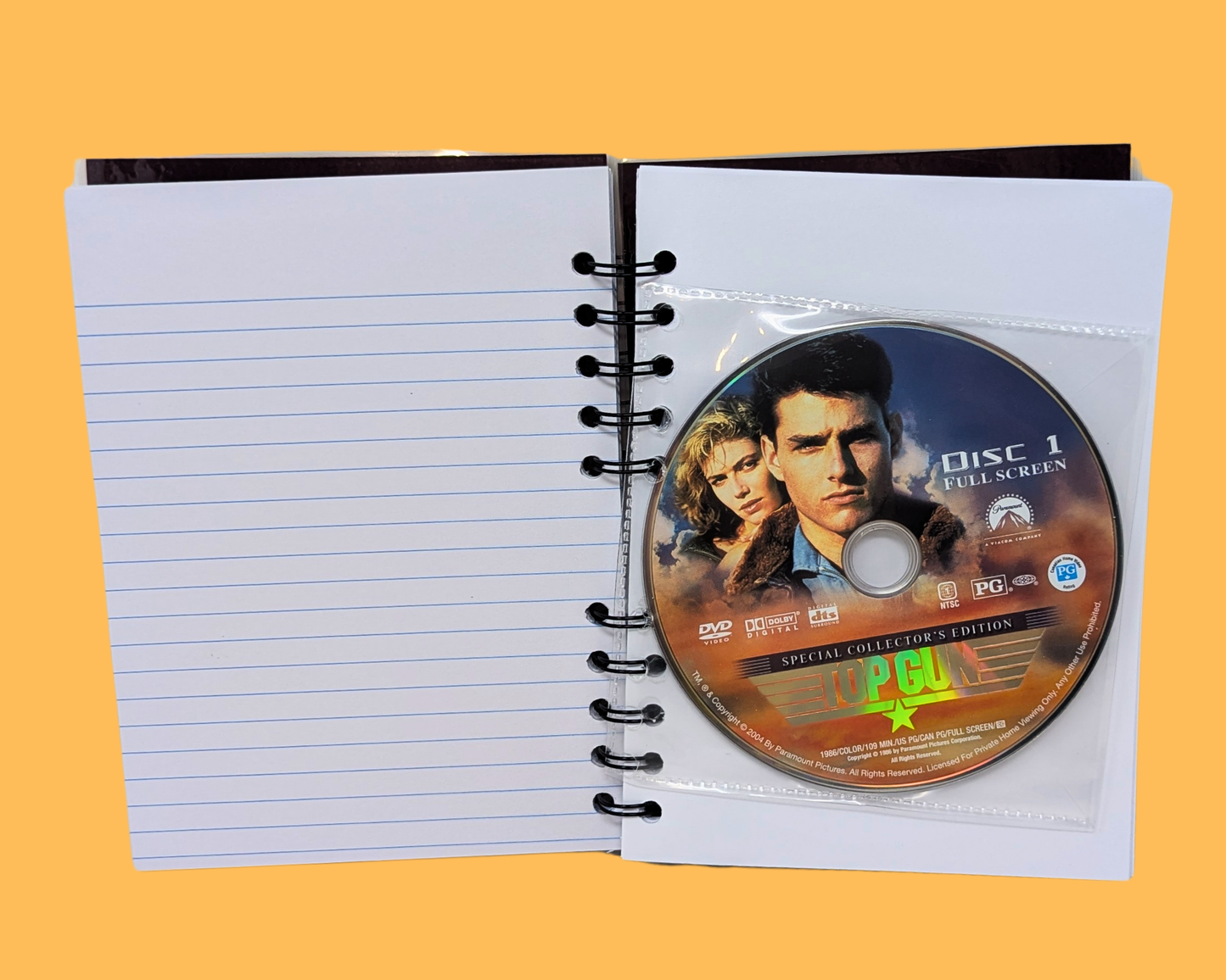 Carnet de notes du film DVD Top Gun