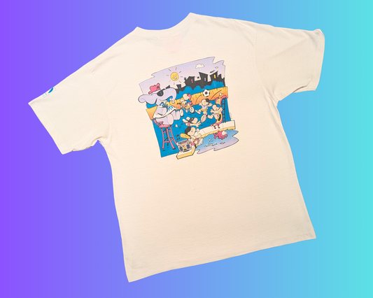 Vintage 1990's Humeur Design l'Industrielle Alliance T-Shirt Size L