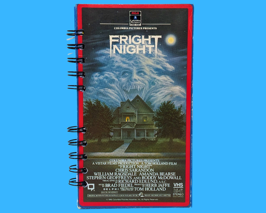Fright Night VHS Movie Notebook