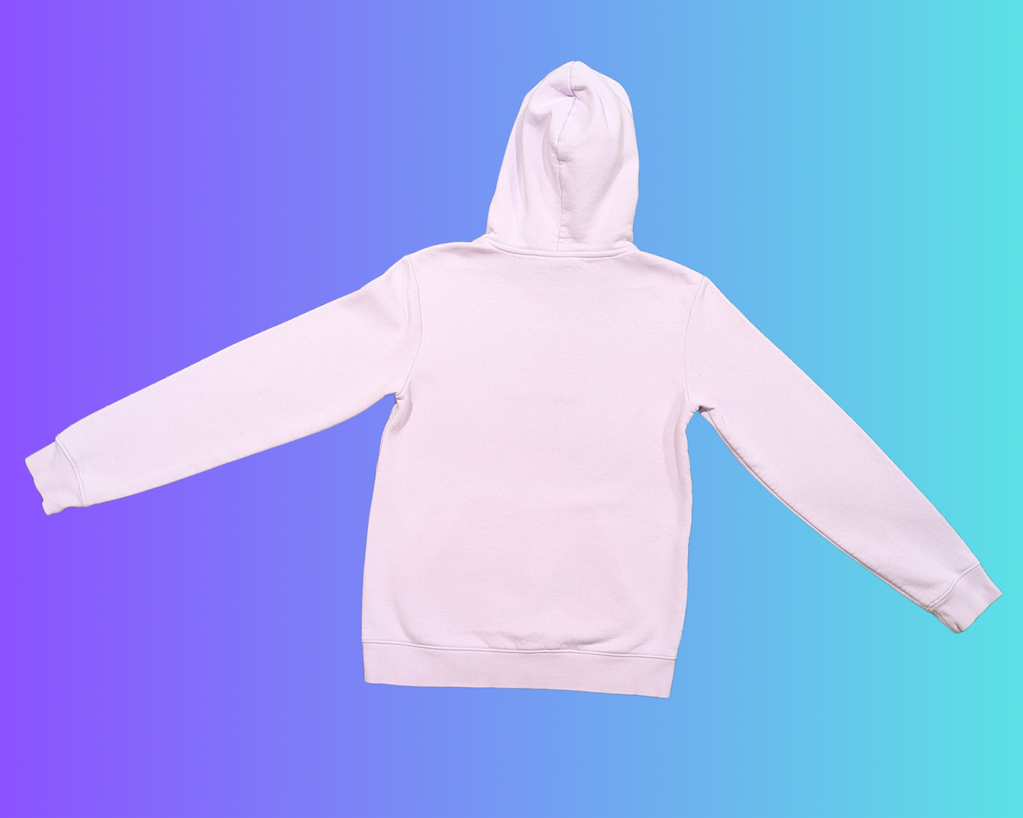 Sweat à capuche violet clair Y2K, patch brodé Omer Simpson, taille XS