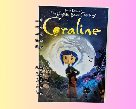 Coraline DVD Movie Notebook