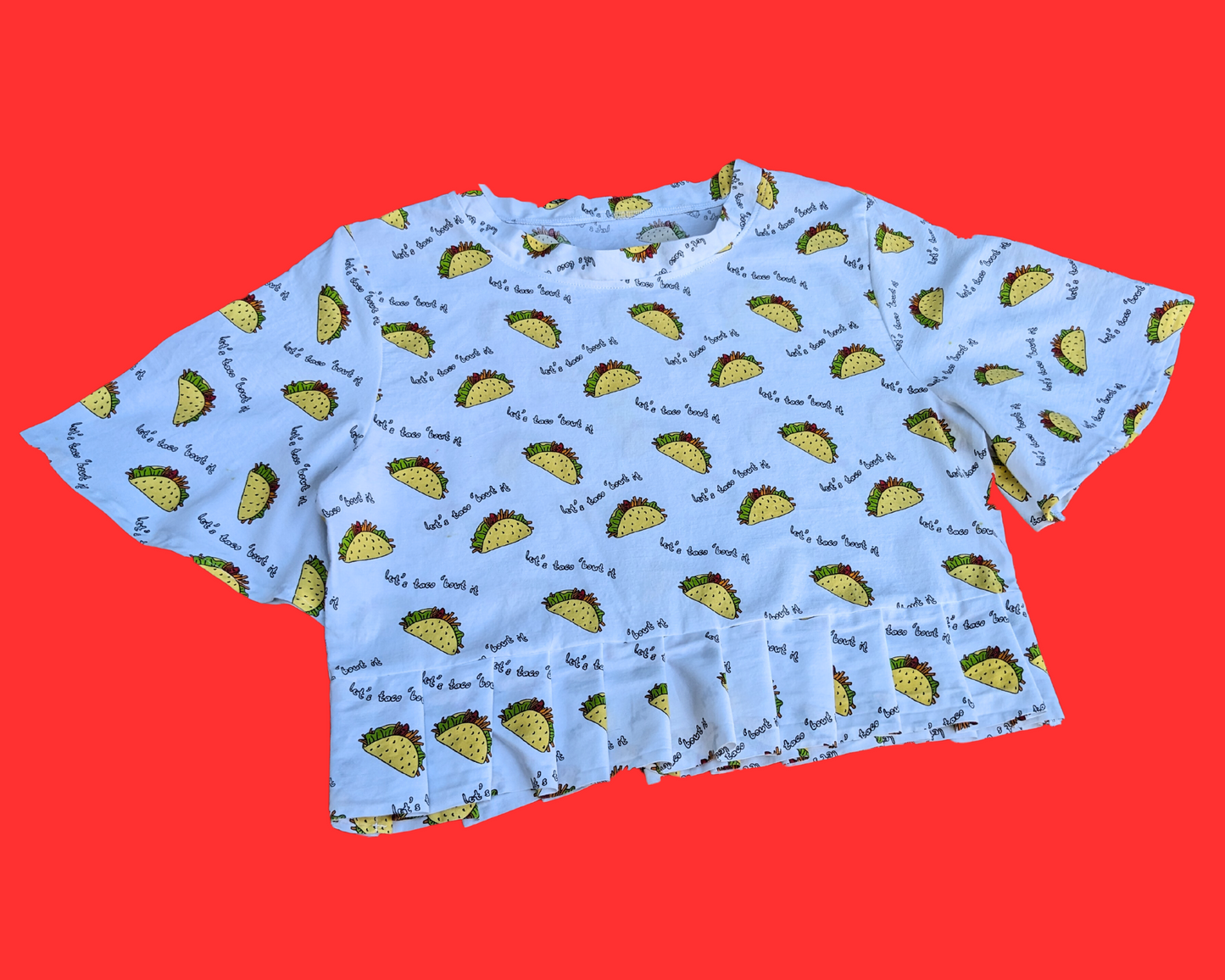 Fait à la main, robe t-shirt Pokemon drap de lit recyclé pour SML-XL