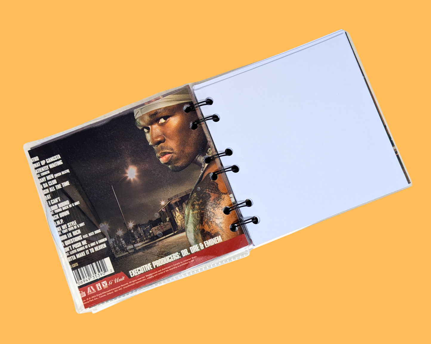 50 Cent, Devenez riche ou mourez en essayant le carnet CD