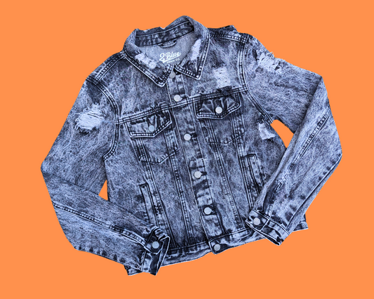 Handmade, Upcycled My Neighbour Totoro Denim Jacket Size L