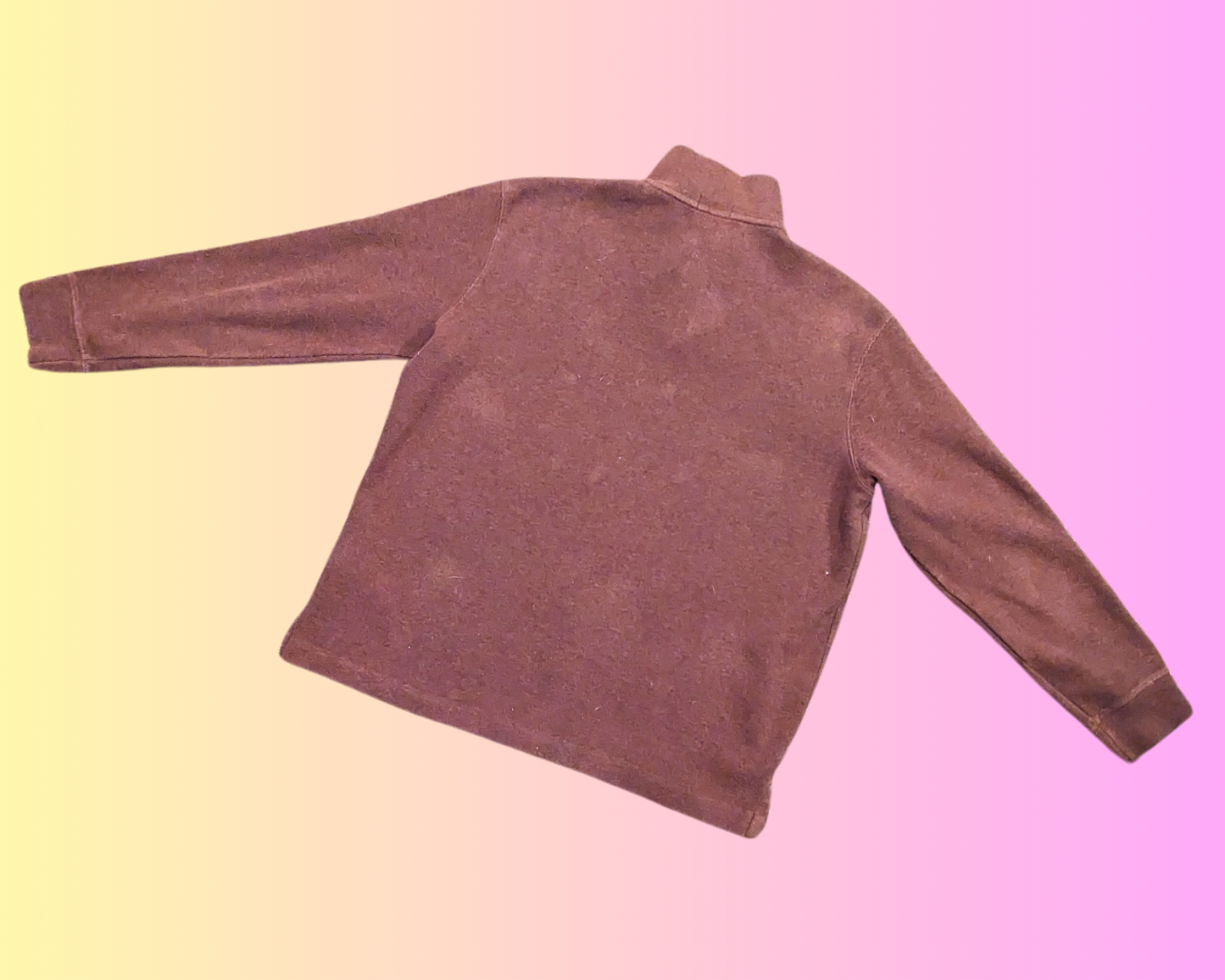Y2K Brown, Ralph Lauren Turtleneck Shirt Size L