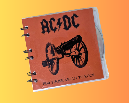 ACDC, For Those About To Rock CD Notebook