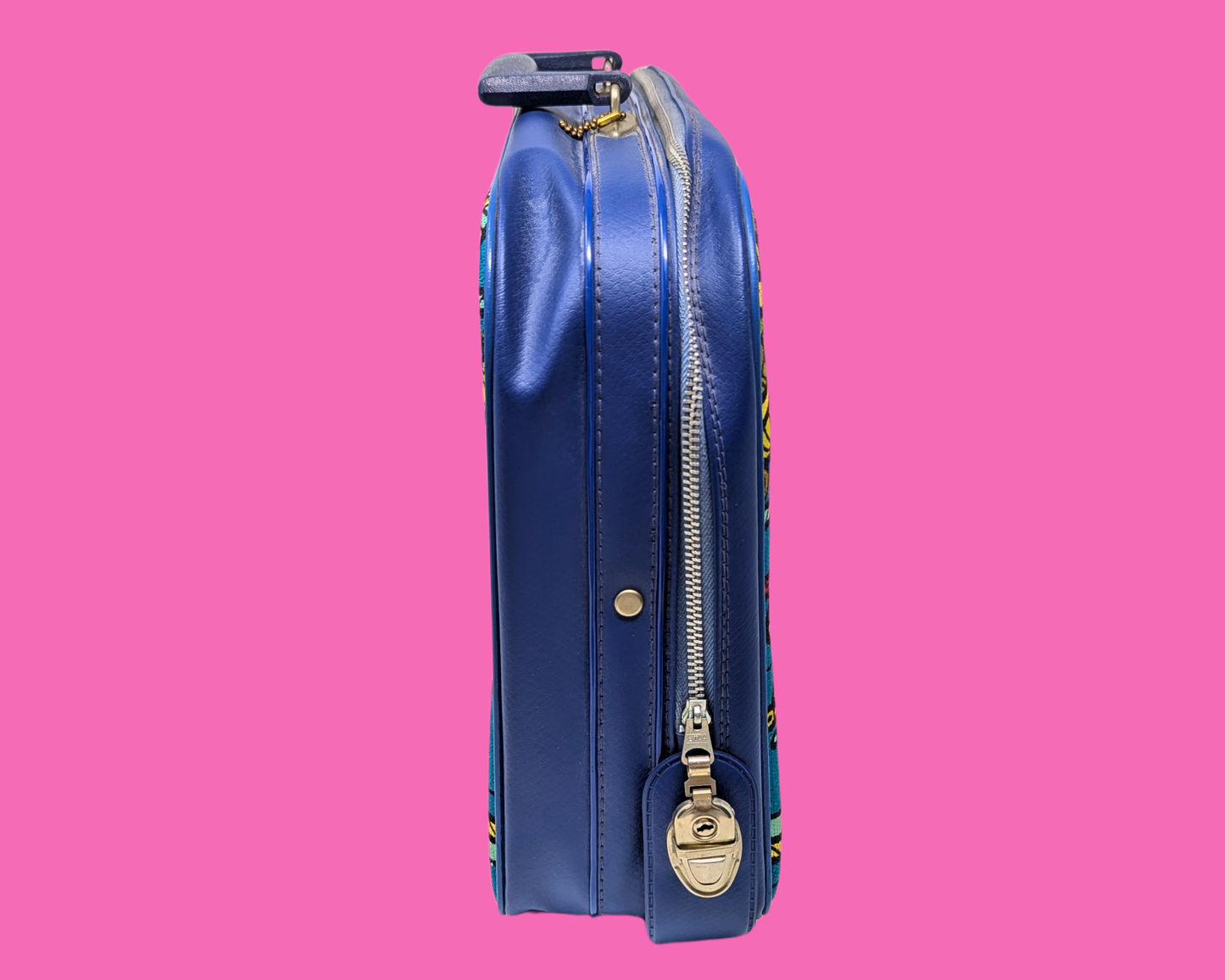 Valise vintage Groovy des années 1960 fabriquée au Japon