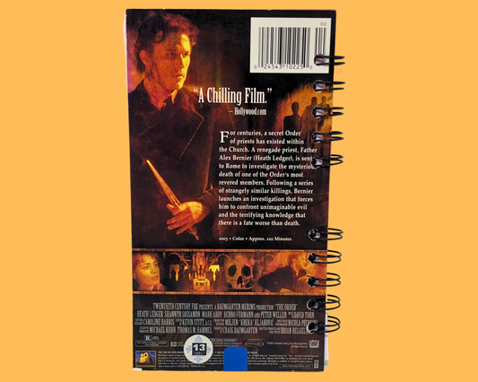 Carnet de cinéma VHS The Order