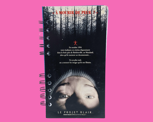 The Blair Witch Project French Version VHS Movie Notebook
