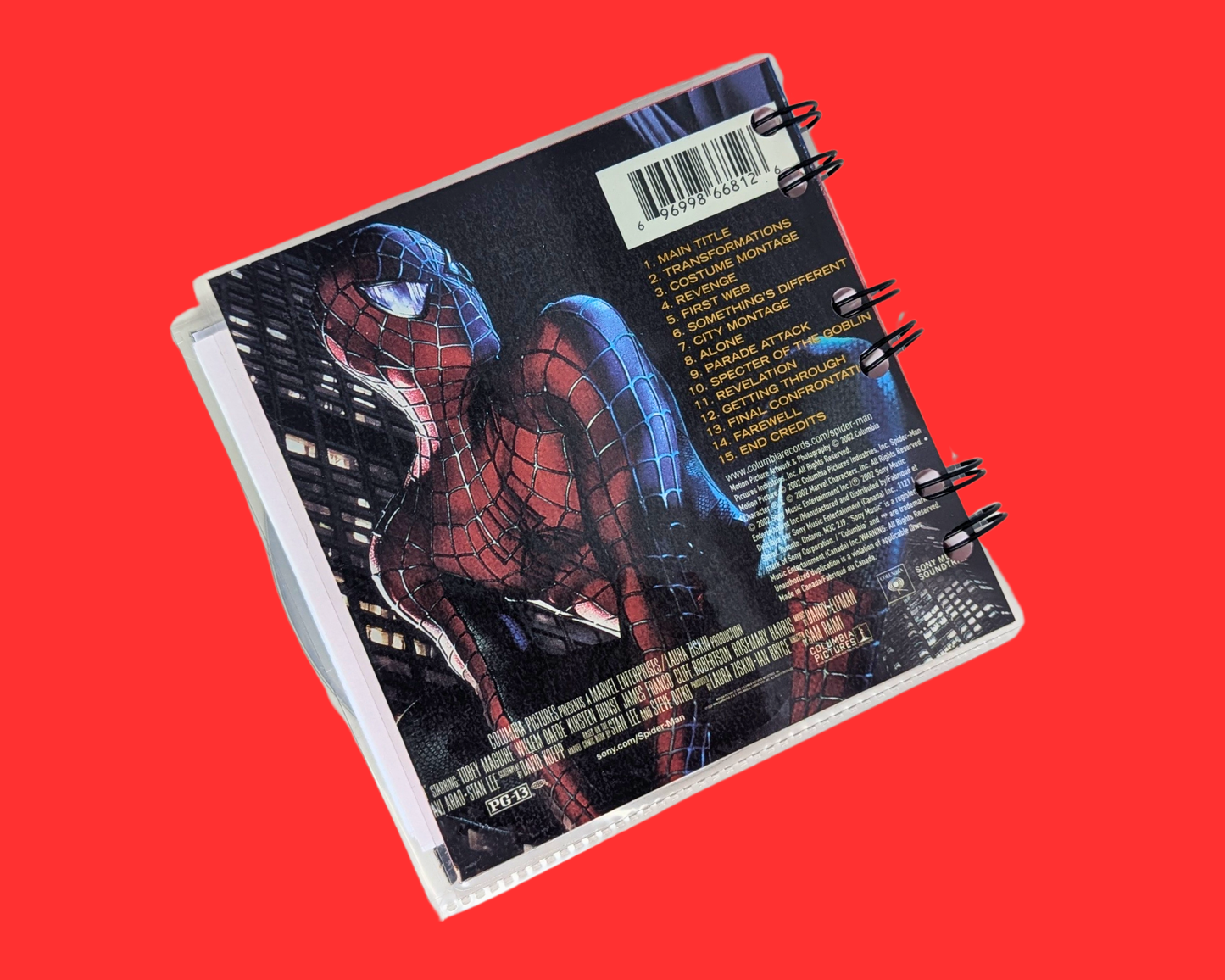 Spider-Man Soundtrack CD Notebook