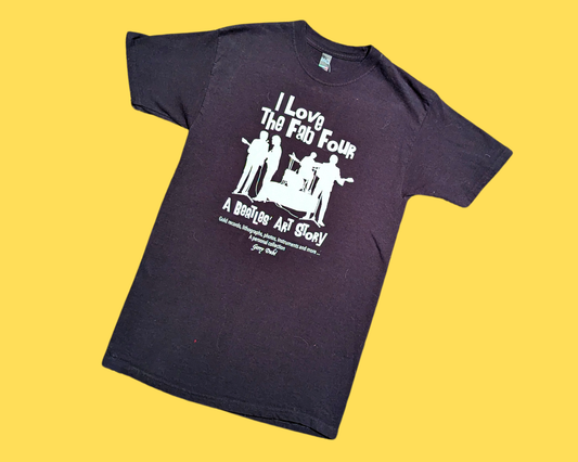 T-shirt Y2K « J'aime les Fab Four, une histoire d'art des Beatles » taille M