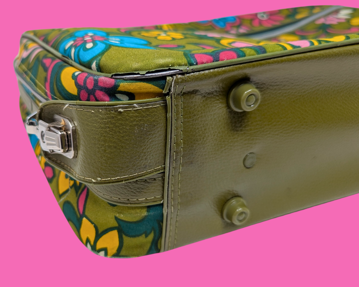 Vintage 1960's Groovy Suitcase Made in Japan