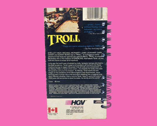 Troll VHS Movie Notebook