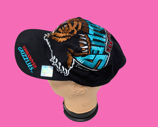 Casquette de basketball vintage des Grizzlies de Vancouver, taille unique, 1994
